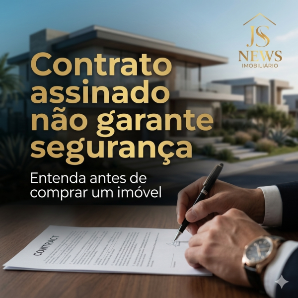 Contrato assinado n�o significa seguran�a: o erro que pode custar caro na compra de um im�vel